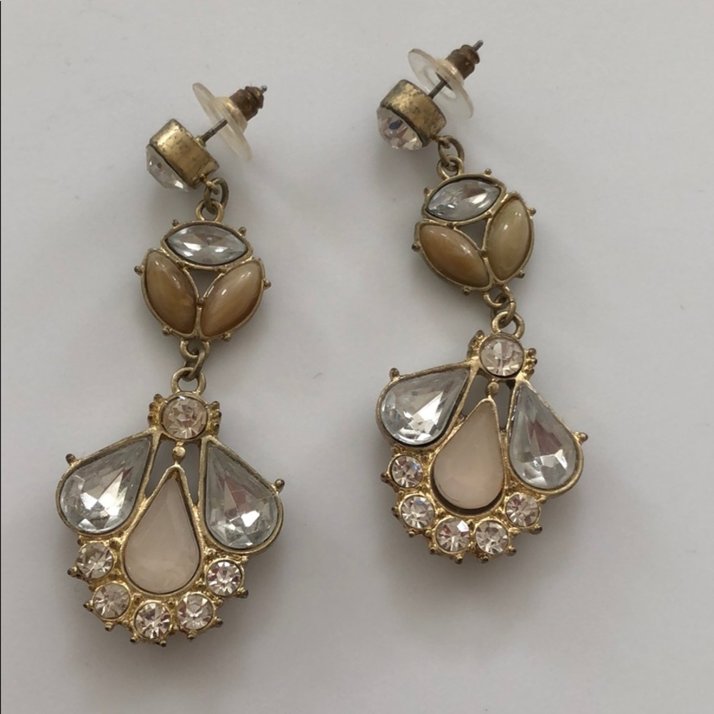 Decorative hanging earrings